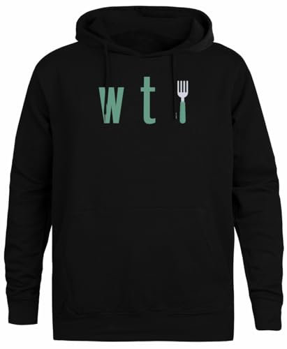 Generisch The Good Place Whathe Fork Schwarzer Kapuzenpullover Unisex Hoodie
