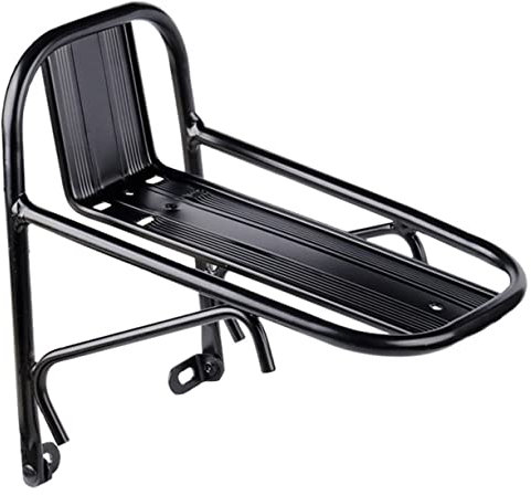 WOONEKY Fahrrad-Front-gepäckträger Bike Metall-fahrradhalterung Fahrrad-frontzubehör Kompakt Und Leicht Einfach Zu Montieren Für Outdoor-fahrradtouren