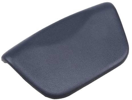 Coussin de baignoire noir avec ventouses pour la tête relaxante, soutien du cou dans la salle de bain