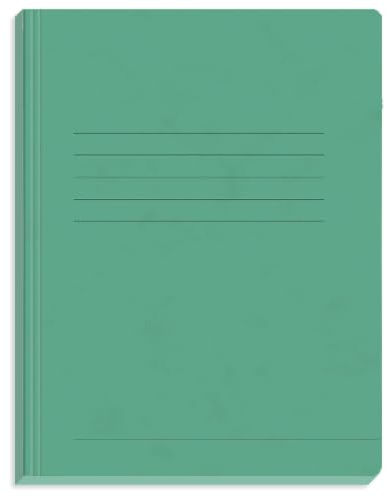Conipa Schnellhefter DIN A4 Grün, 25 Stück, Pappe 375 g/m² | Pappschnellhefter aus stabilem RC-Presskarton mit Beschriftungsfeld, ideal für Schule, Studium und Büro