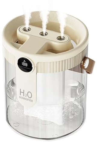 Holdes Humidificador De Escritorio | Humidificador de Vapor Frío - Difusor De Niebla Silencioso E Inalámbrico Para Casa Vivero Apartamento Escritorio Interior Viajes Plantas Residencia