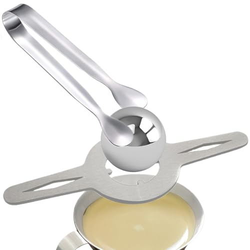 Palla refrigerante per espresso, sfera refrigerante in acciaio inox, sfera di ghiaccio da 4 cm per aumentare il sapore, design in acciaio per uso alimentare, accessorio per bevande con raffreddamento