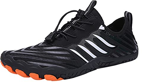 Zapatos descalzos para hombre, antideslizantes, ligeros, de verano, para senderismo, al aire libre, cómodos, a la moda, para ciclismo, escalada, tenis, correr, tenis
