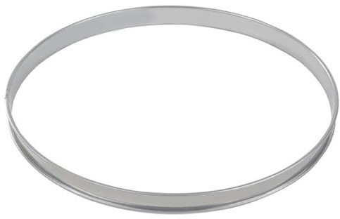 GOBEL - Tortenring aus Edelstahl Ø 32 cm - Tortenring mit gerollten Rändern - Höhe 2,7 cm - Schnelles und perfektes Herauslösen aus der Form - Höchste Qualität - Hergestellt in Frankreich.