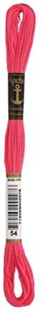 Anchor Sticktwist 4635000-00054 himbeerrot Stickgarn, 100 % Baumwolle