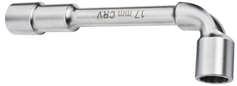Karx 07030 Clé à pipe débouchée en Chrome Vanadium 17 mm