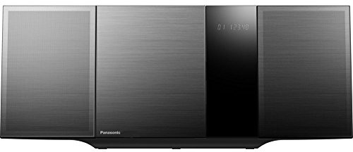 PANASONIC SC-HC397EB-K Wall-mountable Wireless Flat Panel Hi-Fi System with DAB/FM Radio and CD Player with Bluetooth and NFC pairing- Grey