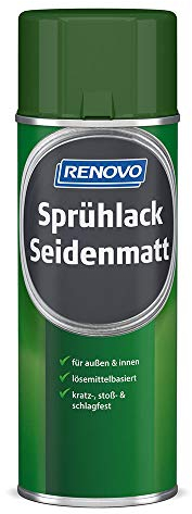 Sprühlack RAL 6002 Laubgrün 400 ml Seidenmatt Renovo
