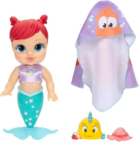 Disney - Licence Officielle - Ariel - Bain Moussant F25 5L avec Boîte Fenêtre - Produit de Soin pour Enfants - Inspiré Petite Sirène - Parfum Doux - Format Famille Salle de Bain Univers Disney