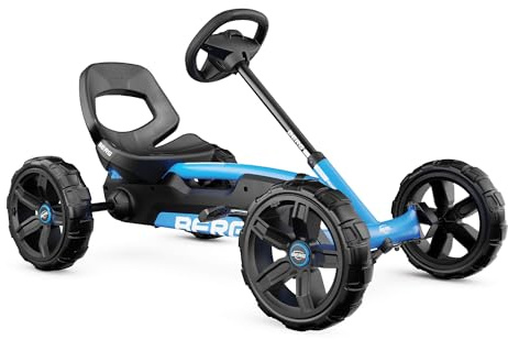 BERG Pedal Gokart Reppy Blue, KinderFahrzeug, Tretfahrzeug mit hohem Sicherheitstandard, Kinderspielzeug geeignet für Kinder im Alter von 2-6 Jahre, Blau