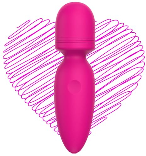 Mini Massager,Small Cordless Handheld Massager with 10 Quiet Vibration Modes, Personal Rechargeable Massager for Neck Shoulder Back Body