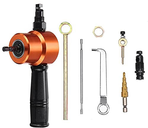8 STÜCKE Upgrade Doppelköpfige Blech Schneid Nibbler Bohrer Büterung Metallschneider Werkzeug