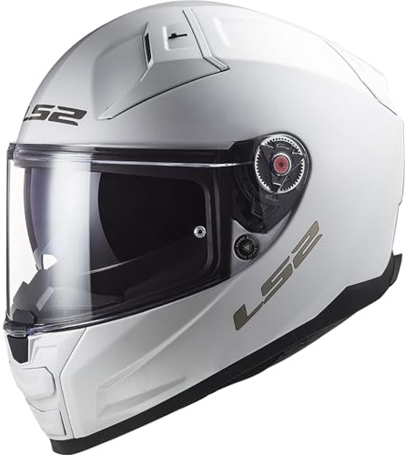 LS2, Integralhelme Motorrad Vector II solid White, L | Beschlaghemmend