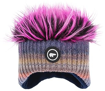 Eisbär Cocker Bao Keke Skimütze Strickmütze Wintermütze Damen - Made in Austria mit Futter, Futter Winter Herbst-Winter