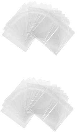 MAGICLULU 2 Sets Scrapbook-fotoalbum-Seiten Fotoalbum-nachfüllblätter Fotohüllen Für 3-Zoll-hochzeits- Und Geburtstagsalbum-schutzhüllen Fotobuchseiten Für Scrapbooks 20 Stück * 2