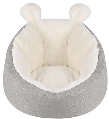 Hundebett Hundekorb Katzenbett Hundekörbchen Haustierbett Für Katzen, Warm, Grau, Korbbett, Katzenhaus, Zwinger Für Hunde, Welpen, Zuhause, Schlafen, Teddy, Bequemes Haus Haustierbett Hundesofa ( Colo
