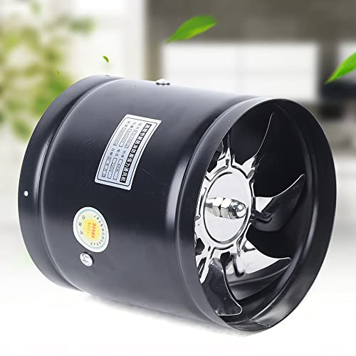 vinnyooc 220V Ventilateur Extracteur d'air, 150mm 500m³/h Ventilateur Industriel de Gaine, Ventilateur Axial de Tuyau, Ventilateur de Tuyau Silencieux pour Cuisines Séjours Hôtels