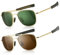 SUNGAIT Herren Militär Sonnenbrille Polarisierte Pilot Style - Bajonett-Tempel SGT285JKML-JKC-DE