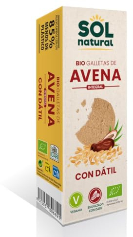 GALLETAS DE AVENA endulzadas con – galletas crujientes para disfrutar con café o té, fáciles de llevar al trabajo o en movimiento, peso 170 g y se convierte en un aliado fiable en la rutina de todos