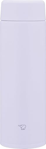 Zojirushi Su-AA48-VM Mahobin Stainless Steel Mug Water Bottle, 16.9 fl oz (480 ml), Screw Type, Dishwasher Safe, Seamless Tub, Only 2 Cleaning Points, Icy Purple