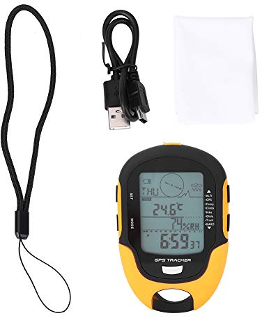 GPS per Escursionismo, Ricevitore di Navigazione GPS Ricaricabile Tramite USB Portatile per Arrampicata All'aperto, Campeggio e Viaggi
