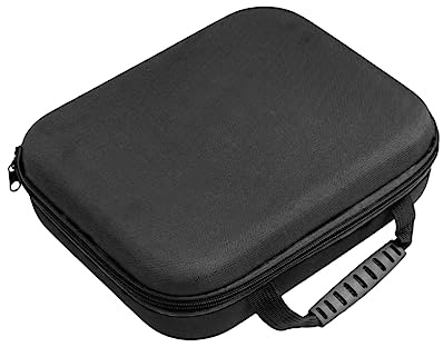 lmoikesz Werkzeugtasche Ox Tuch leerer Speicherbohrer Organizer Reißverschluss mit Reißverschluss Tragetasche wiederverwendbare Außenschutzkoffer,Schwarz,S(26 * 22 * 7.5cm)