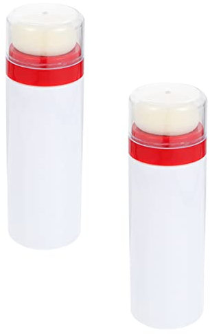 MERRYHAPY 2stücke Puder Aufbewahrungsflasche Mit Quaste Talkumpuder Behälter Für Zuhause Und Reisen Einfüllöffnung Für Einfache Handhabung