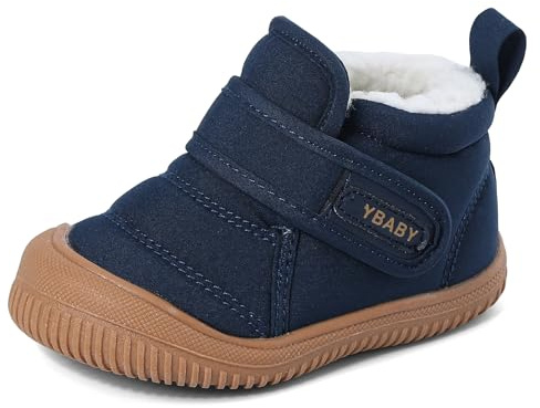 Cheerful Mario 1-5 Año Botas Bebe Niño Niña Pequeño Invierno Zapatos | Forro polar cálido,Suaves, Cómodas y Calentitas, Flexibles, Zapatillas Primeros Pasos