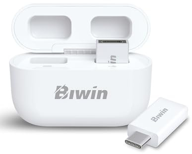 Biwin USB-Stick UD400 512GB USB 3.2 Gen1, Übertragungsgeschwindigkeiten bis zu 450 MB/s, tragbares Flash-Laufwerk mit Dual-Anschluss Typ-A & Typ-C für Laptop/MacBook/Smartphone