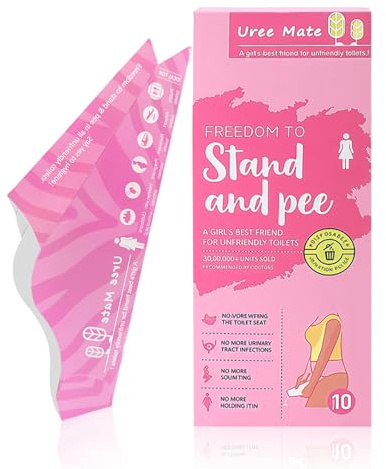 flintronic 20 st kvinnlig urinering enhet kvinnlig urinoar resa urinering enhet (rosa)