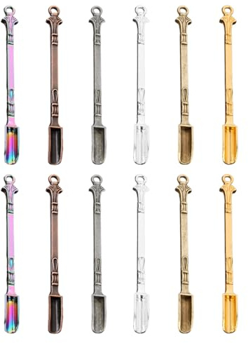 12 Stück Mini -Löffel, Küchenwerkzeuge, Tragbare Löffel, Retro -Metalllöffel Können Für Salz, Medizin, Gewürze Verwendet Werden.