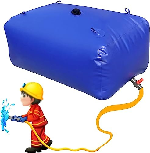 EYRMQWJPC Sac Pliable de Stockage d’Eau Réservoir d'eau Pliable en PVC Bleu, Plusieurs Tailles Disponibles(2000L)