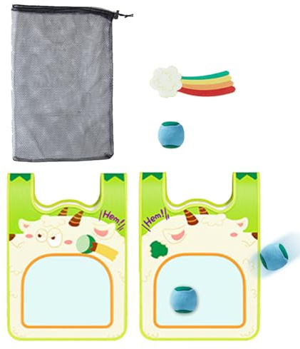 Jingmiger - und Fangspiel, Selbstklebende Wurfbälle für Kleinkinder – Geschicklichkeitsspiel für Partys – für Camping am Pool Familie Spielplatz Klassenzimmer Outdoor