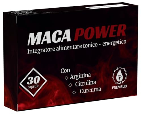 Integratori Sessuali per Uomo 30 Capsule - Complex Originale con Maca Peruviana, L Arginina, L Citrullina e Curcuma
