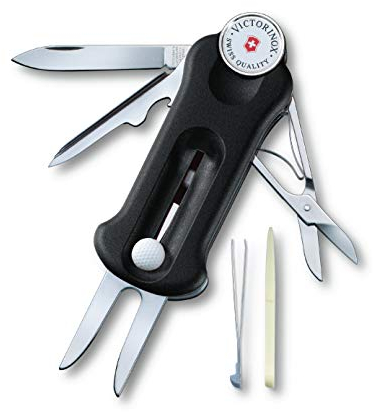 Victorinox, Golf Tool, Pieghevole Svizzero, Originale, Multiuso, Campeggio, 10 Funzioni, Lama, grande, Repair tool