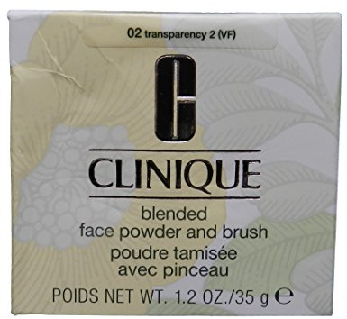 Clinique blended Face Powder and brush leichter loser Puder 02 transparency 2 35 g
