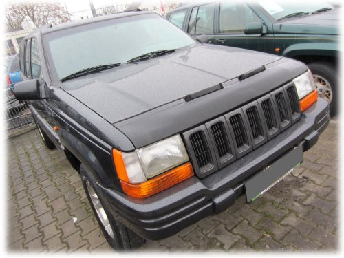 AB-00333 Auto Bra kompatibel mit Jeep Grand Cherokee Bj. 1993-1998 Haubenbra Steinschlagschutz Tuning Bonnet Bra
