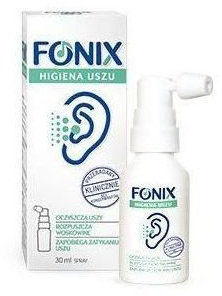 Fonix Ear Care - 30 ml - is an Effective, Safe and Natural Spray Designed to Dissolve and Remove The accumulated Wax