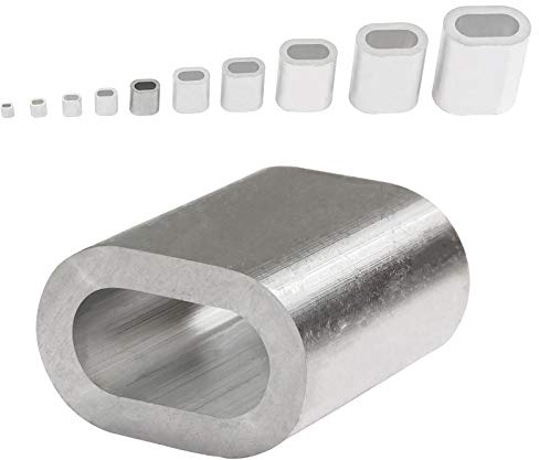 Aluminium Pressklemmen Alupressklemmen Presshülsen 4 mm 100 Stück
