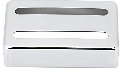 Gitarre Pickup Cover, Metall Zwei-Slot Humbucker Cover Silber for Rockmusiker, Klassikspieler und B¨¹hnenspieler