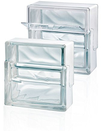 FUCHS Lüftungsstein anstatt 1 Glasbaustein im Format 19 x 19 x 8 cm