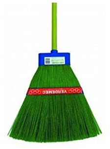 MACHIERALDO DPH Balai verdemec Fibre Verte + Manche, Unique, Blanc