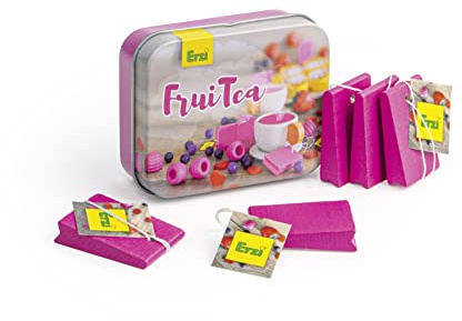 Erzi 19063 Früchtetee aus Holz in der Dose, Kaufladenspielzeug für Kinder | Kaufmannsladen, Rollenspiele, Kreative Spielwelten gestalten