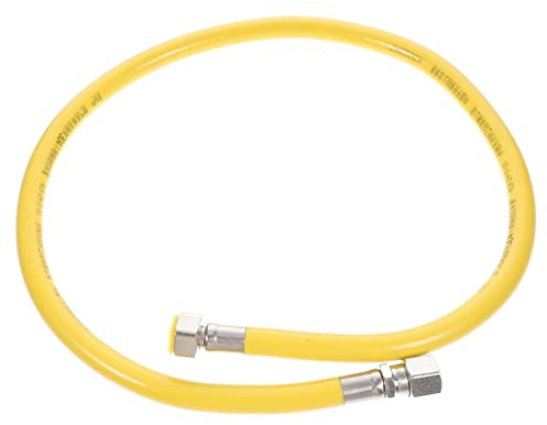 Housoutil Tubo Gas Flessibile in Acciaio Inossidabile Per Asciugatrice Scaldabagno Gas Rivestimento Esterno Fiamma Libera Resistente All Ossidazione Corrosione