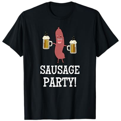 Sausage Party Funny Oktoberfest Beer Party Sausage Festival T-Shirt