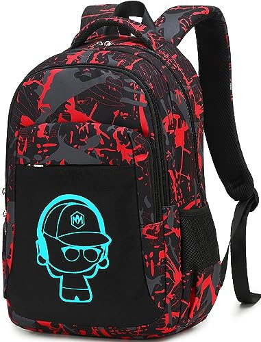 LEDAOU School Backpack Teen Boys Girls Kids Bookbag Daypack School Bag Travel Back Pack Casual