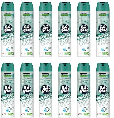 PULISVELT - Pulitore Sgrassatore Universale, 12 x 300 ml | Adatto a tutte le superfici dure della casa