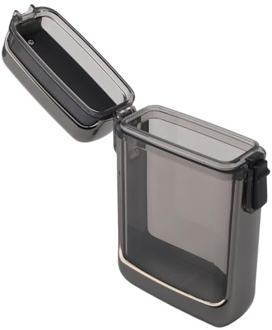 Haofy Étui à Cigarettes Étanche 110x65x28mm, Ouverture Une Main | Fermeture sécurisée anti-ouverture en poche, Matière translucide pour vérifier le stock en un coup d'œil, Coque rigide