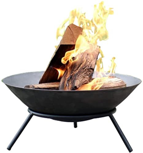 NOALED Feuerstelle für draußen, DIY-Feuerstellen und -Schalen, robuste Feuerstelle aus Metall und Stahl, Feuerstelle mit Holzofen, für Camping, Garten, Terrasse, Lagerfeuer