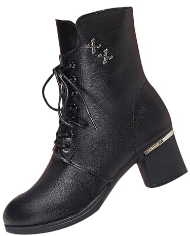 black week angeboteWinterstiefel Damen Casual Langschaft Boots Winterschuhe Stylisch & Praktisch Winterstiefel Damen Casual Spitze Zehe Klo barfußschuhe damen sale